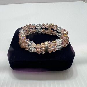 Chic Crystal Beaded Bracelet